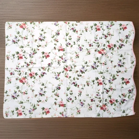 VTG Laura Ashley Polyanthus Primrose Full Flat Sheet And 2 Pillowcases - Picture 3 of 10